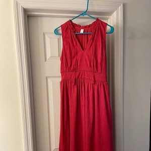 Perfect Summer Midi-Dress with Cinched Waist